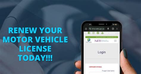 natis online booking|renew driver's license online.